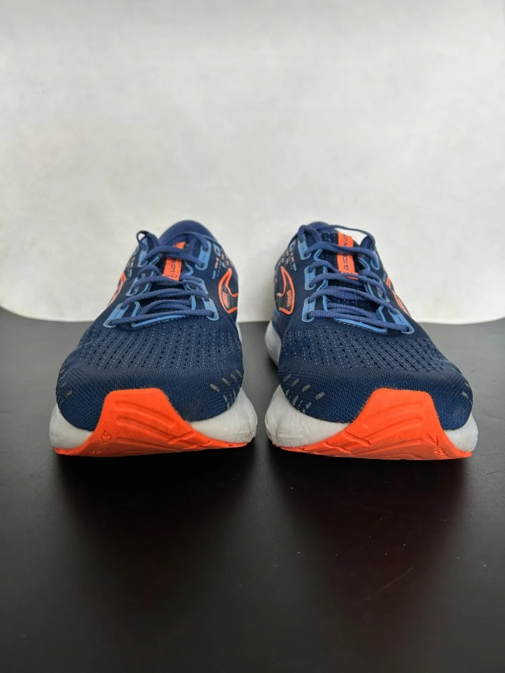 Brooks Glycerine 20 GTS Blue Depths/Palace Blue/Orange Sneakers,, Size 12.5 2E - Picture 6 of 11